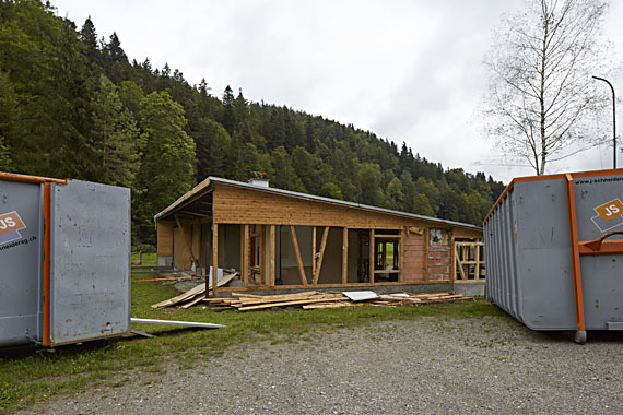 Neubau Schützenhaus Aachboden