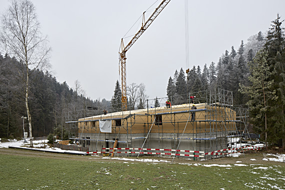 Neubau Schützenhaus Aachboden