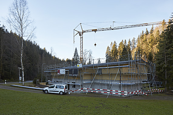 Neubau Schützenhaus Aachboden