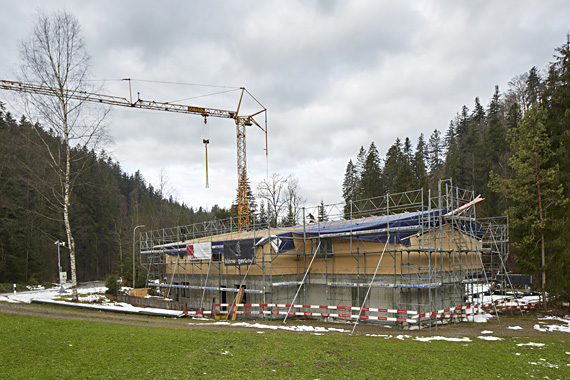 Neubau Schützenhaus Aachboden
