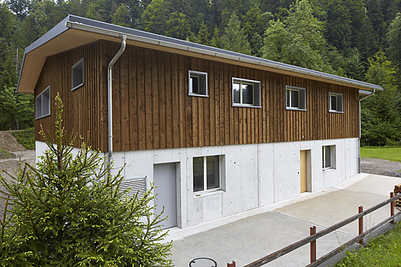 Neubau Schützenhaus Aachboden