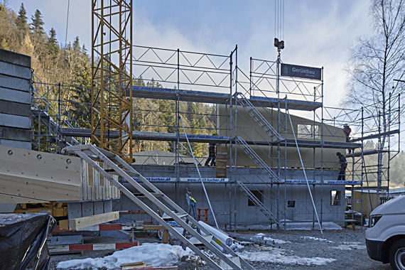Neubau Schützenhaus Aachboden