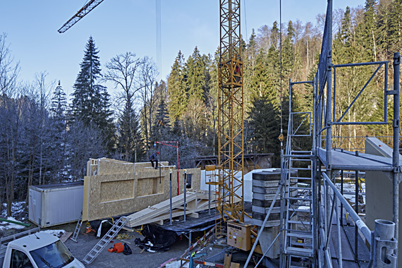Neubau Schützenhaus Aachboden