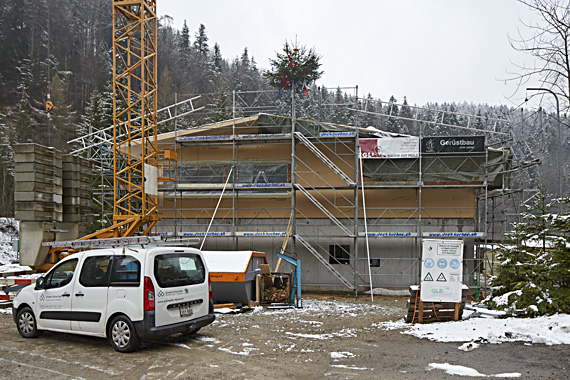 Neubau Schützenhaus Aachboden