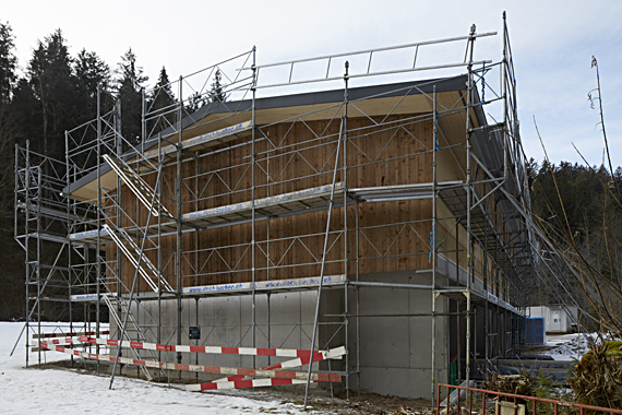 Neubau Schützenhaus Aachboden