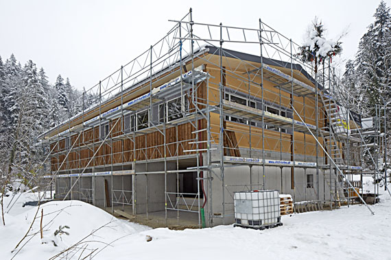 Neubau Schützenhaus Aachboden