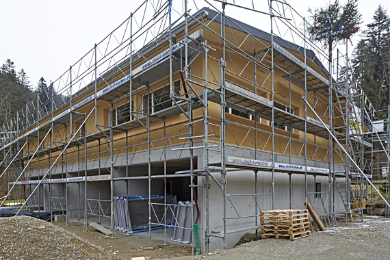 Neubau Schützenhaus Aachboden