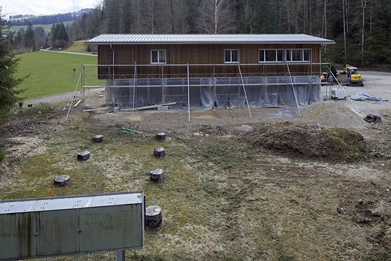 Neubau Schützenhaus Aachboden