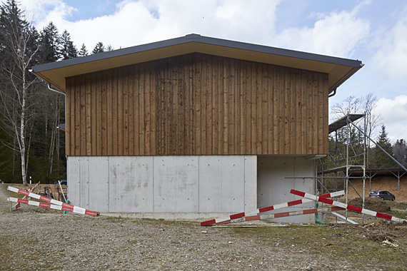 Neubau Schützenhaus Aachboden