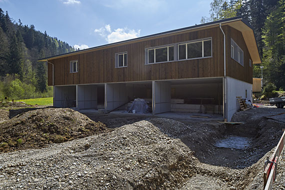 Neubau Schützenhaus Aachboden