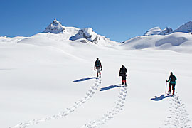 Zwischenwelt Schneeschuhlaufen